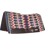 Shock Guard Blanket Top Saddle Pad, 3/4-inch Thick Navy-Lavender